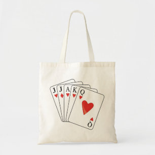 Euchre-spelkort Tygkasse