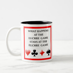EUCHRE Två-Tonad MUGG