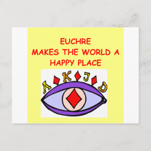 euchre vykort