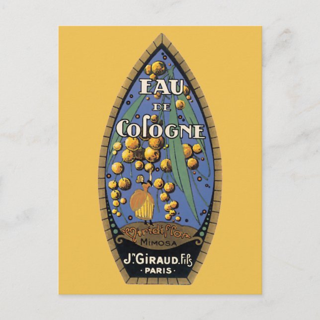 Eud De Cologne Mimosa Vykort (Framsida)