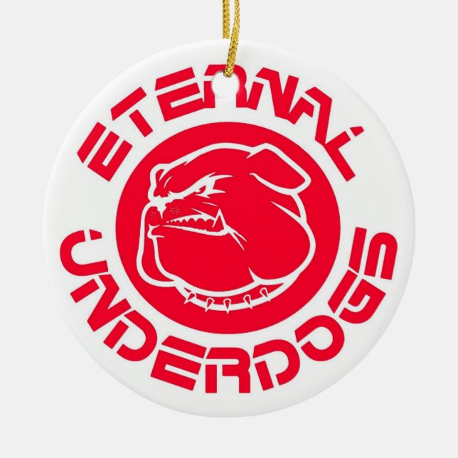 EUD-prydnad Julgransprydnad Keramik (Framsidan)