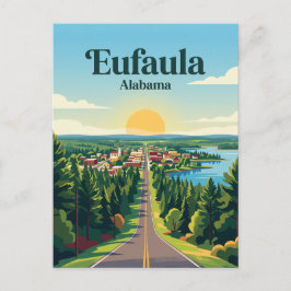 Eufaula USA Vykort