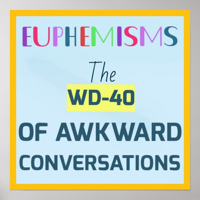 EUFEMISMER  POSTER (Framsidan)