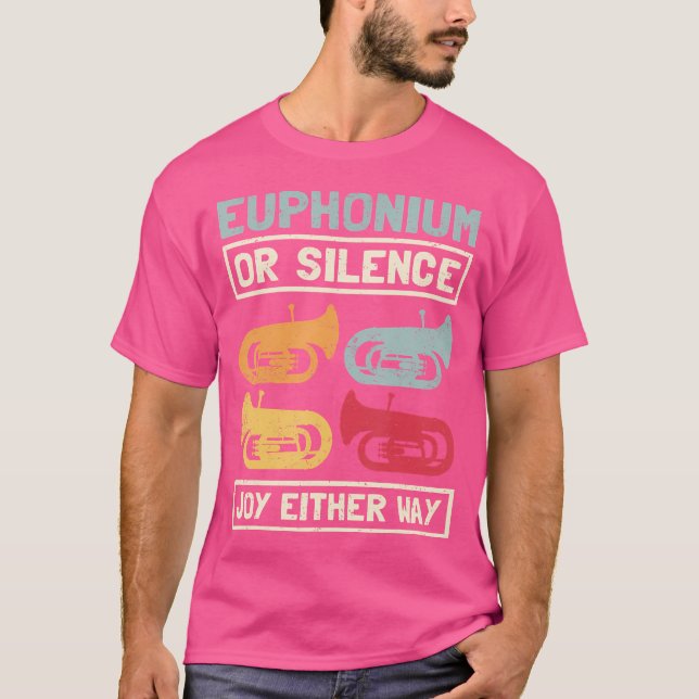 Eufonium Brass Eufoniumist Eufonium Brass Orkester T Shirt (Framsida)