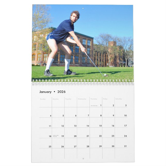 Euforin av Golf Kalender (Jan 2026)
