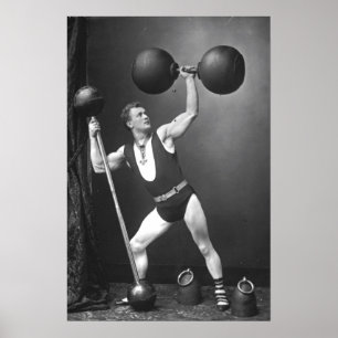 Eugen Sandow Bodybuilding Poster