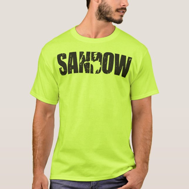 Eugen Sandow Iconic Stil Legacy Shirt T Shirt (Framsida)