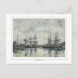 Eugène Boudin #217-2 - Finkonst Postkort Vykort