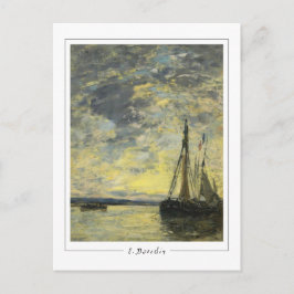 Eugène Boudin #275-2 - Finkonstkort Vykort