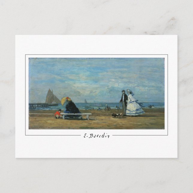 Eugène Boudin #30 - vykort för konst (Framsida)