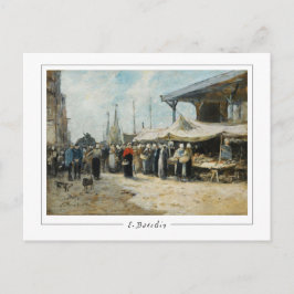 Eugène Boudin #31-2 - Vacker konst vykort