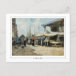 Eugène Boudin #31-2 - vykort för konst
