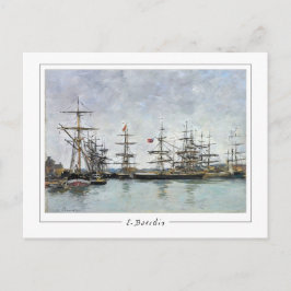 Eugène Boudin #375-2 - Finkonst Postkort Vykort