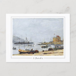 Eugène Boudin #478-2 - vykort för konst
