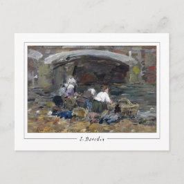 Eugène Boudin #57-2 - Finkonstkort Vykort