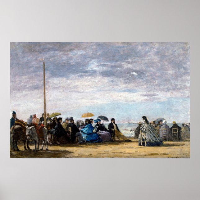Eugene Boudin Beach Poster (Framsidan)