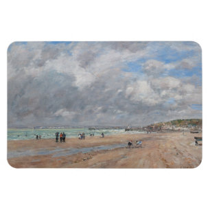 Eugene Boudin - Beach vid Deauville Magnet
