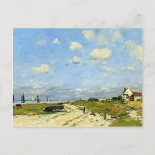 Eugene Boudin- Dunes vid Etaples Vykort