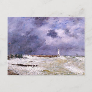 Eugene Boudin- Le Havre. Stora Vind utanför Frasca Vykort