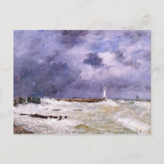 Eugene Boudin- Le Havre. Stora Vind utanför Frasca Vykort