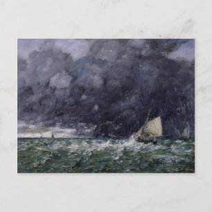Eugene Boudin- Rough Seas Vykort