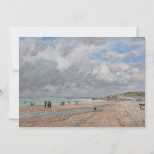 Eugene Boudin - Stranden i Deauville Inbjudningar
