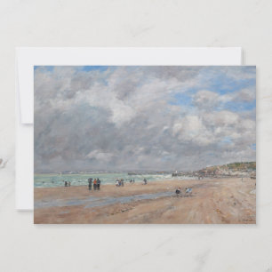 Eugene Boudin - Stranden i Deauville Tack Kort