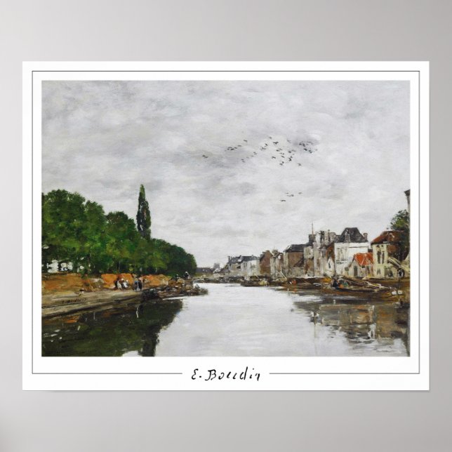Eugène Boudin Zedign Art Affisch #89-2 (Framsidan)