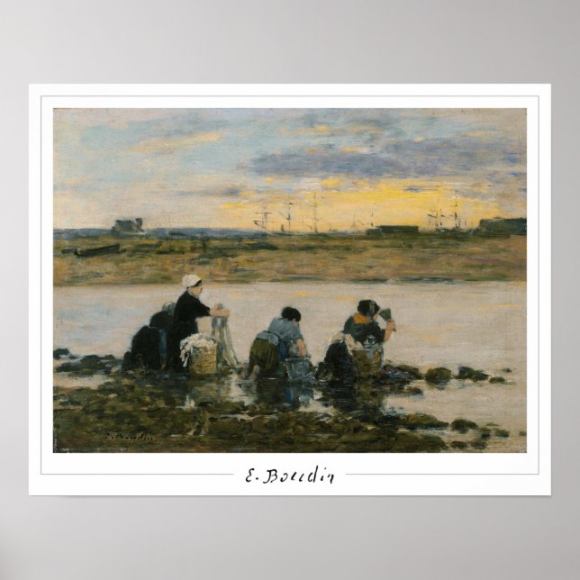 Eugène Boudin Zedign Art Poster #12 (Framsidan)