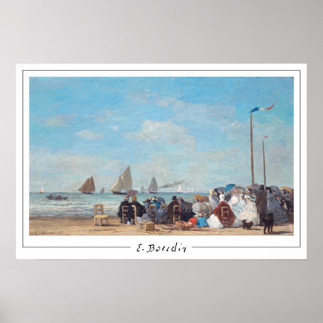 Eugène Boudin Zedign Art Poster #199-2 (Framsidan)