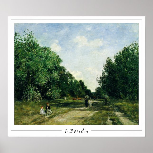 Eugène Boudin Zedign Art Poster #28-2 (Framsidan)