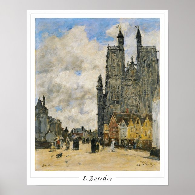 Eugène Boudin Zedign Art Poster #2-2 (Framsidan)