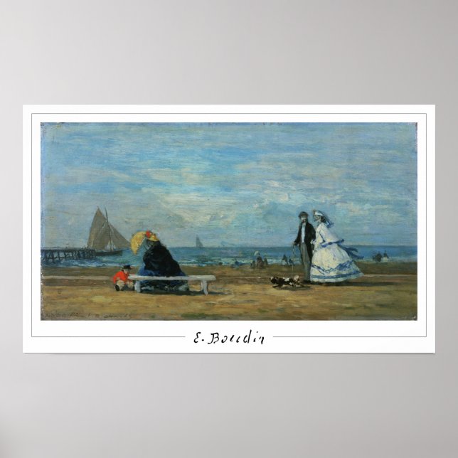 Eugène Boudin Zedign Art Poster #30 (Framsidan)