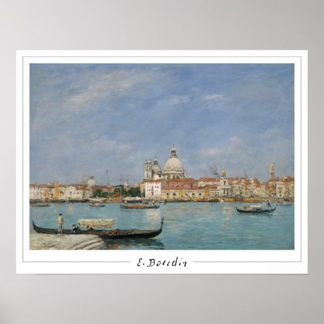 Eugène Boudin Zedign Art Poster #30-2 (Framsidan)