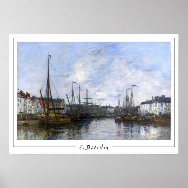 Eugène Boudin Zedign Art Poster #380 (Framsidan)