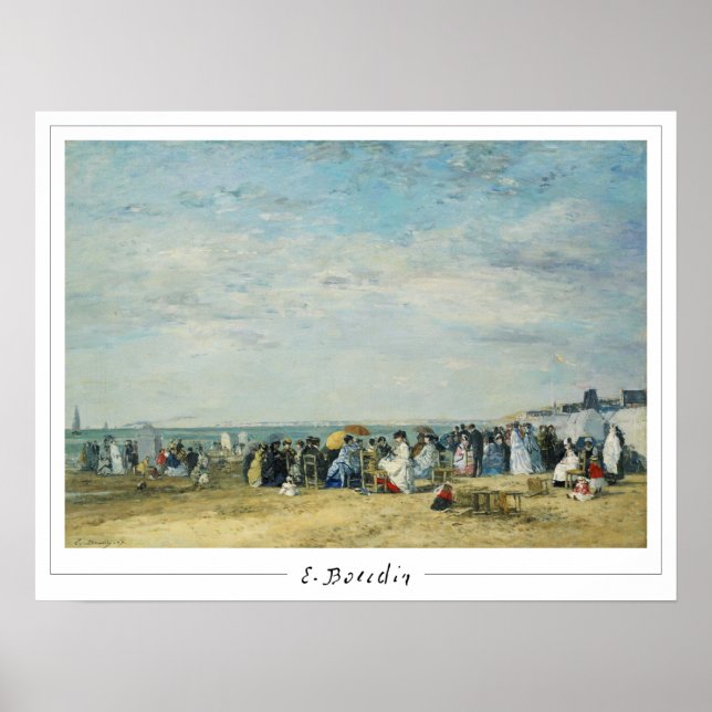 Eugène Boudin Zedign Art Poster #4 (Framsidan)