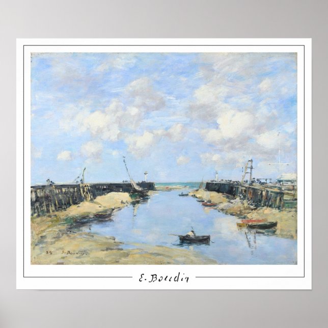 Eugène Boudin Zedign Art Poster #520-2 (Framsidan)