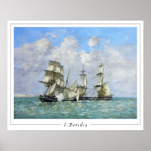 Eugène Boudin Zedign Art Poster #69-2