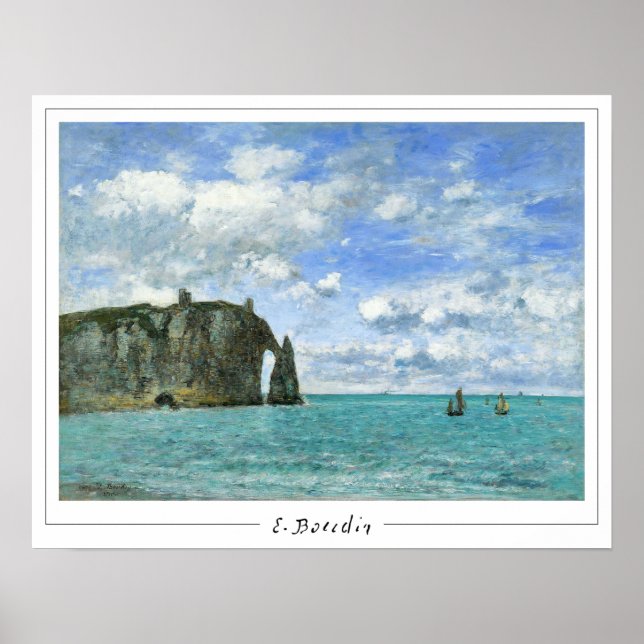Eugène Boudin Zedign Art Poster nr 13 (Framsidan)