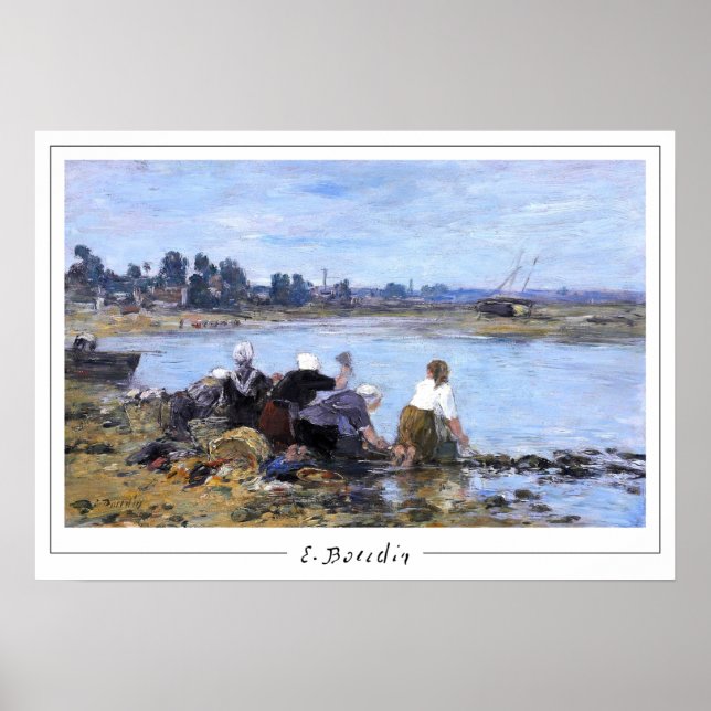 Eugène Boudin Zedign Art Poster nr 233 (Framsidan)