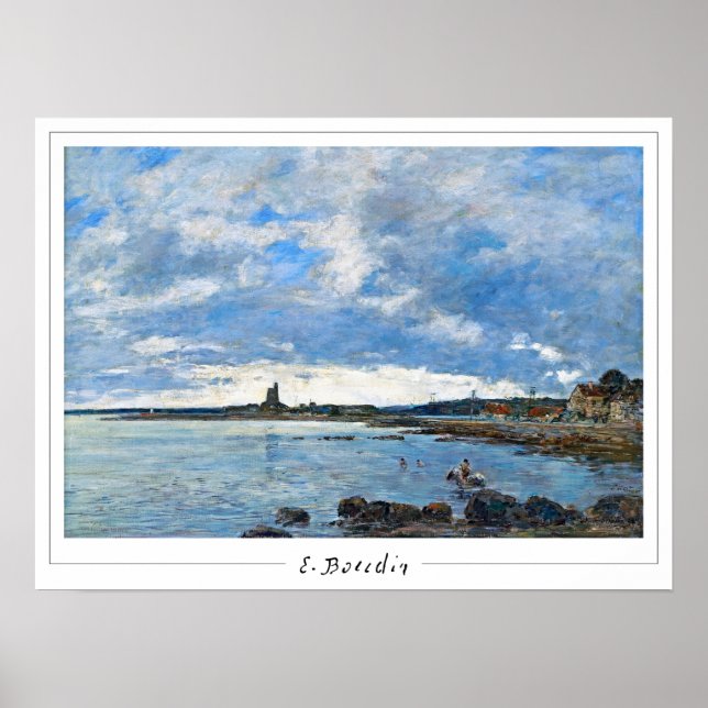 Eugène Boudin Zedign Art Poster nr 27 (Framsidan)