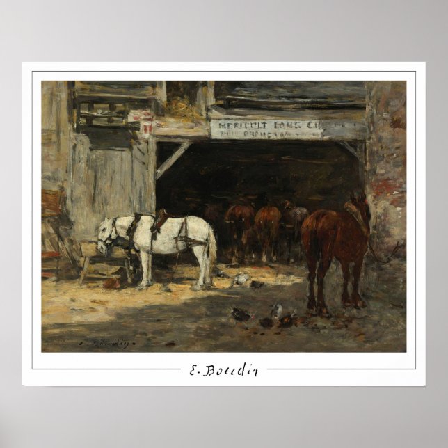 Eugène Boudin Zedign Art Poster nr 274-2 (Framsidan)