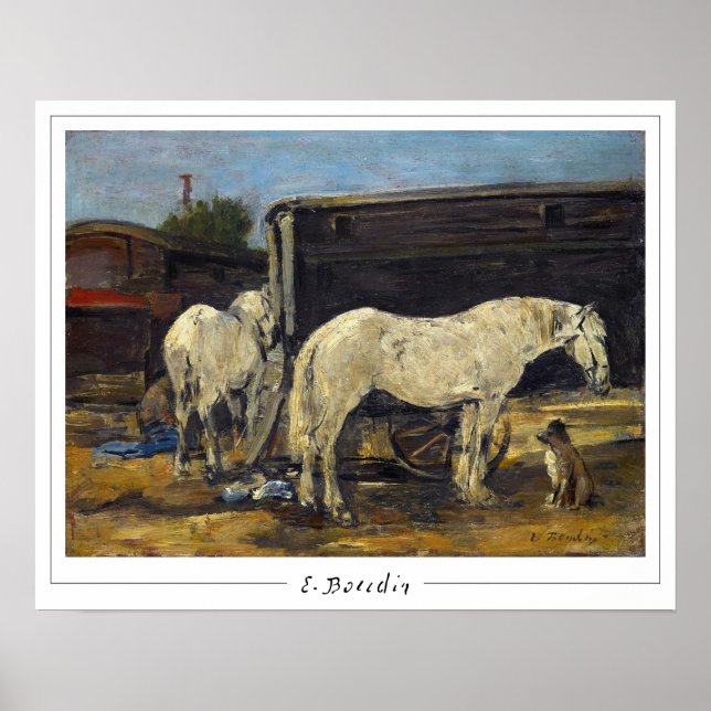 Eugène Boudin Zedign Art Poster nr 389-2 (Framsidan)