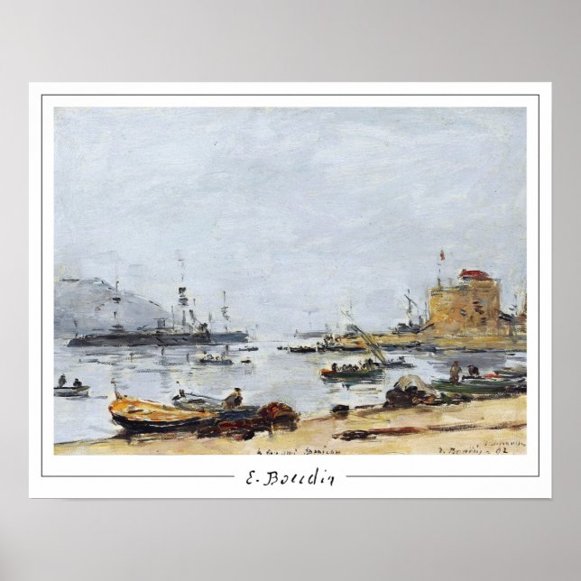Eugène Boudin Zedign Art Poster nr 478-2 (Framsidan)