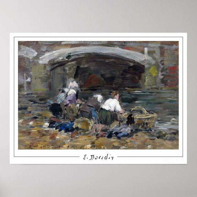 Eugène Boudin Zedign Art Poster nr 57-2 (Framsidan)