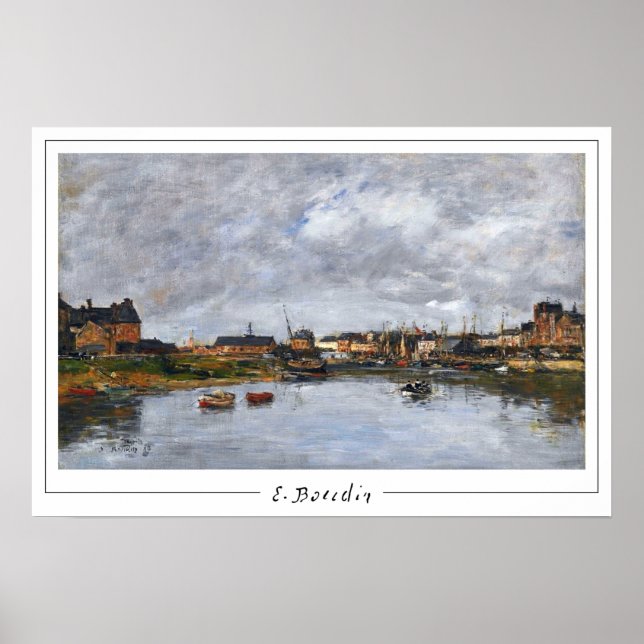 Eugène Boudin Zedign konstaffisch #190 Poster (Framsidan)