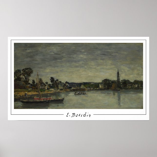 Eugène Boudin Zedign konstaffisch #244-2 Poster (Framsidan)