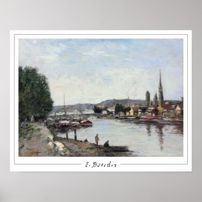 Eugène Boudin Zedign konstaffisch #26-2 Poster (Framsidan)