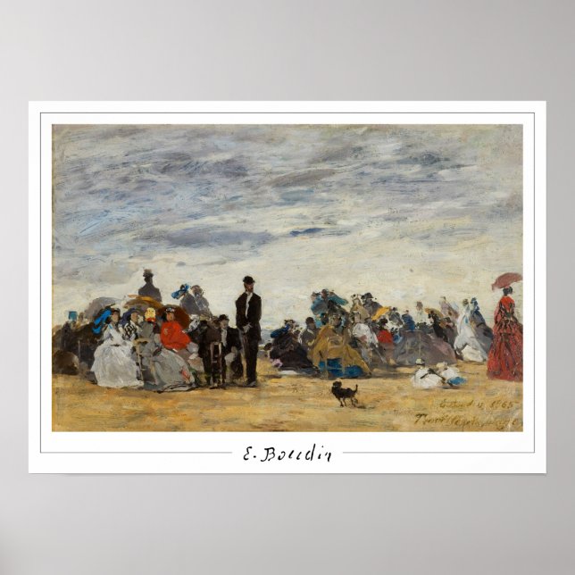 Eugène Boudin Zedign konstaffisch #6-2 Poster (Framsidan)