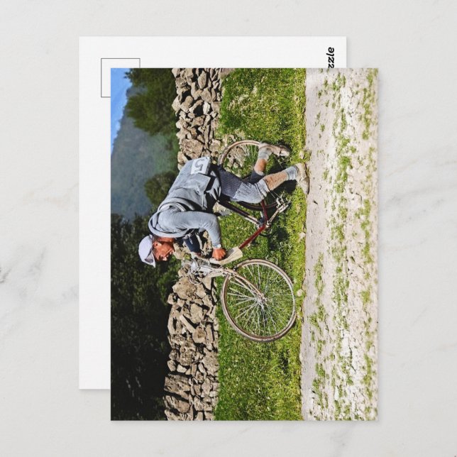 Eugene Christophe Tour de Frankrike 1922 Aubisque Vykort (Fram/baksida)